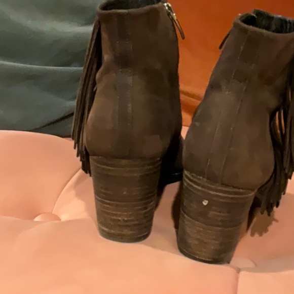 Ecco fringed bootie sz 41 Us 10 - Picture 4 of 9